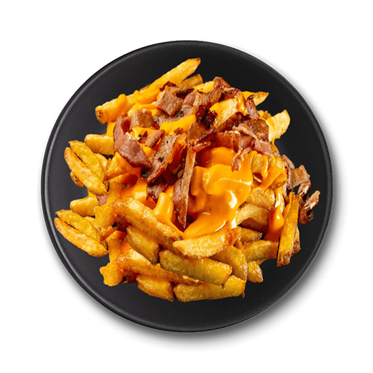 Cheddar & Bacon sur les frites